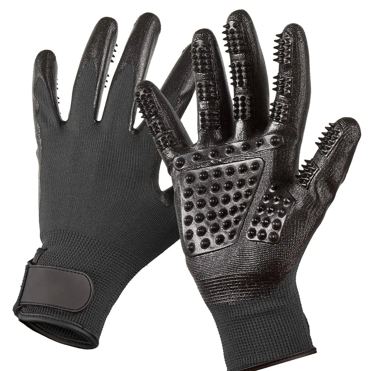 Cat Grooming Gloves with Bathing and Massage Brush