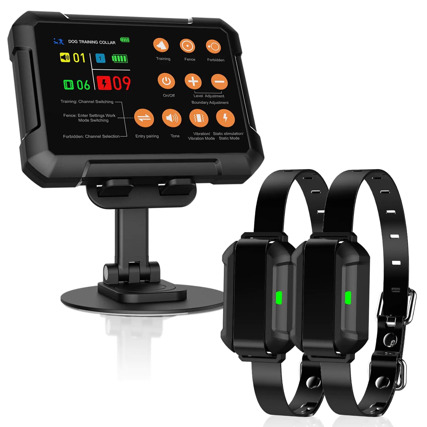 PETHEY Wireless Fence For Dogs Dog Training Forbidden Zone 3-in-1 Precise Radar Wireless Fence System Up to 1 Acre Real-Time Distance Monitoring Indoors & Outdoors Medium to Large Dogs 20-110lbs