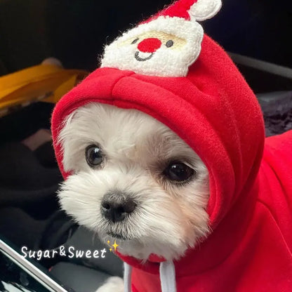 Santa Claus Warm Hoodie for Cats and Dogs