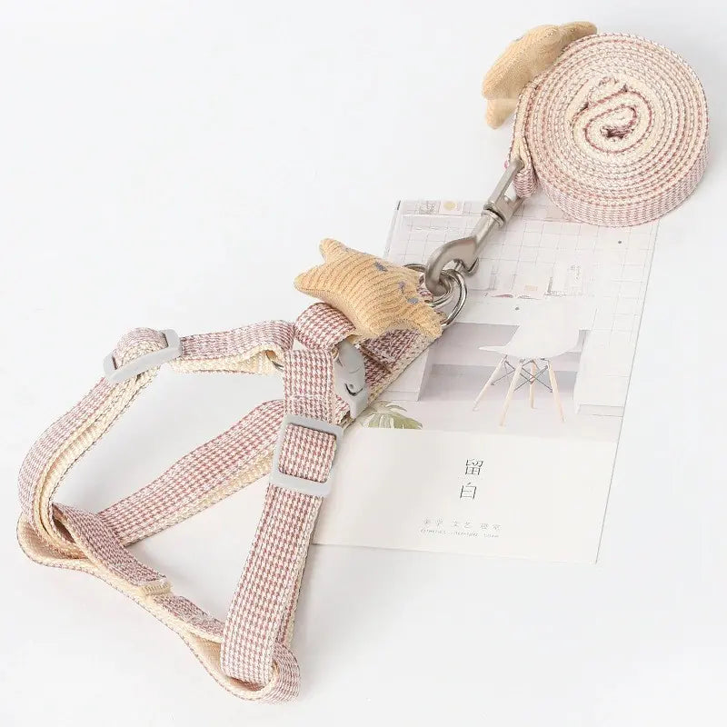 Houndstooth Dog Leash for Pets