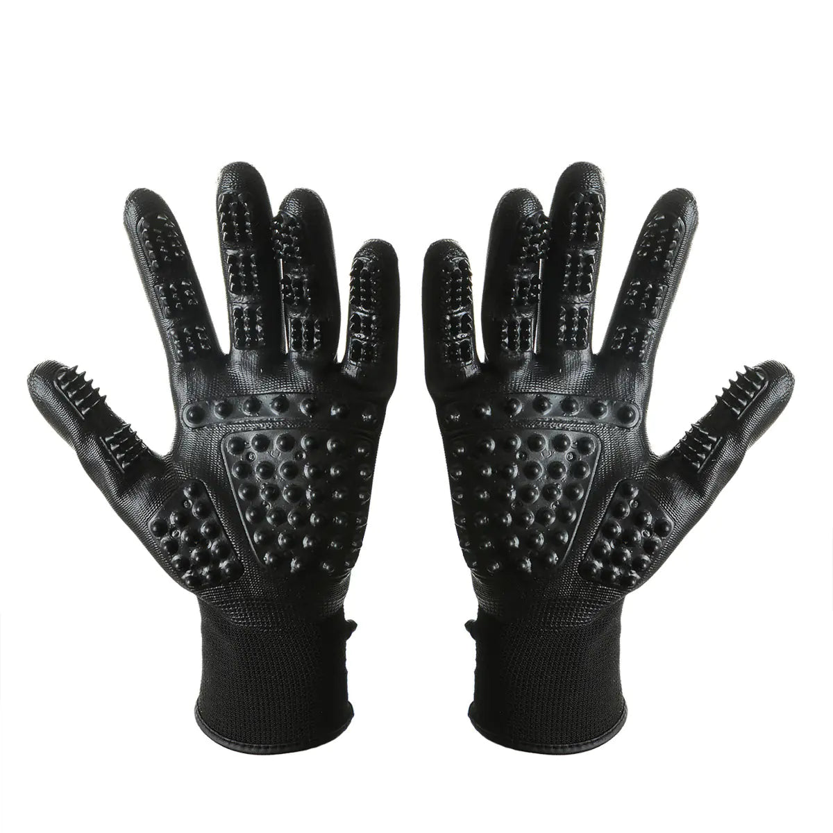 Cat Grooming Gloves with Bathing and Massage Brush